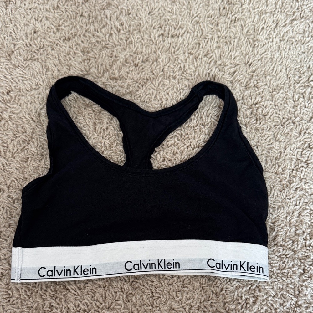 Calvin Klein Black Racerback Bra